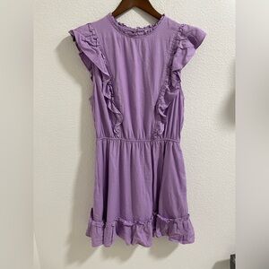 Happy X Nature Purple linen viscose dress